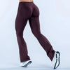 YEOREO Women’s seamless scrunch flared leggings