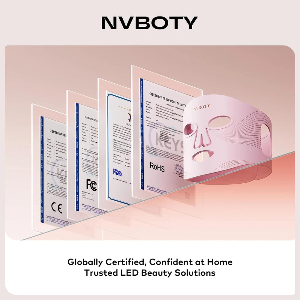 Portable LED Light Therapy Face Mask