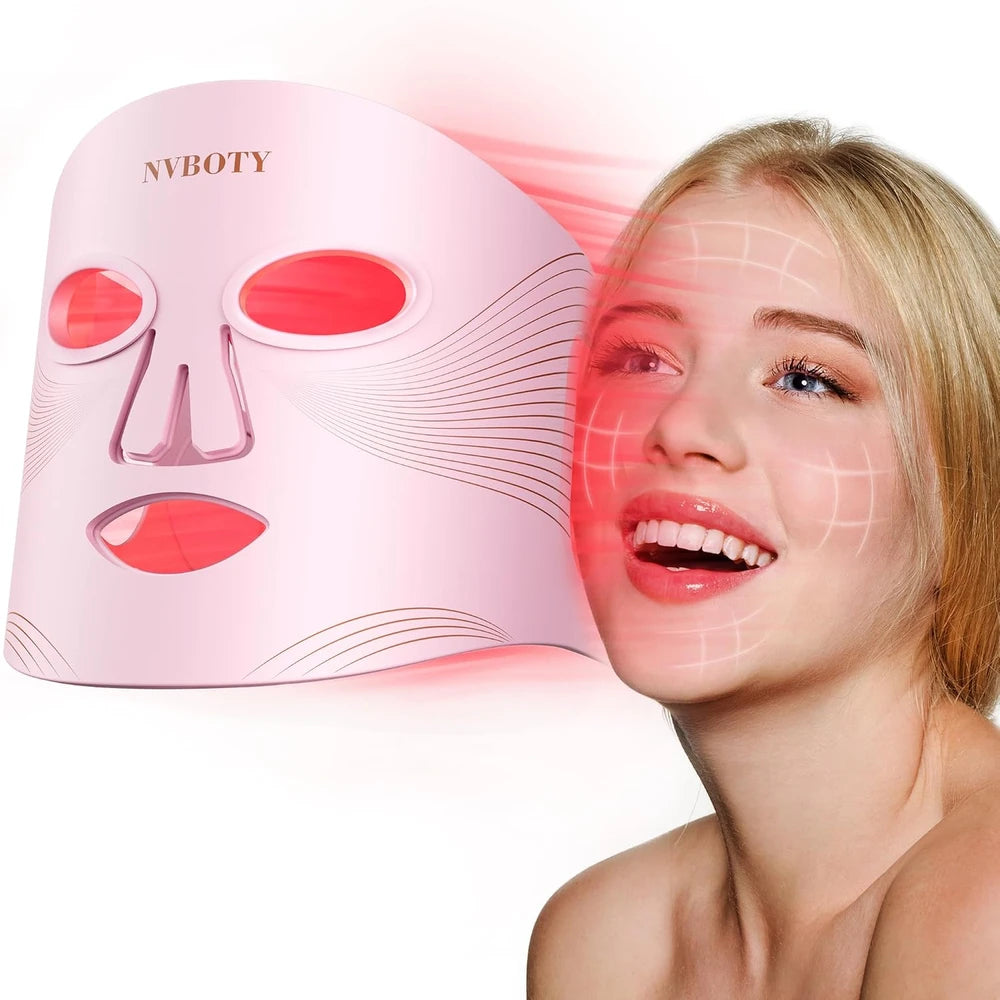 Portable LED Light Therapy Face Mask