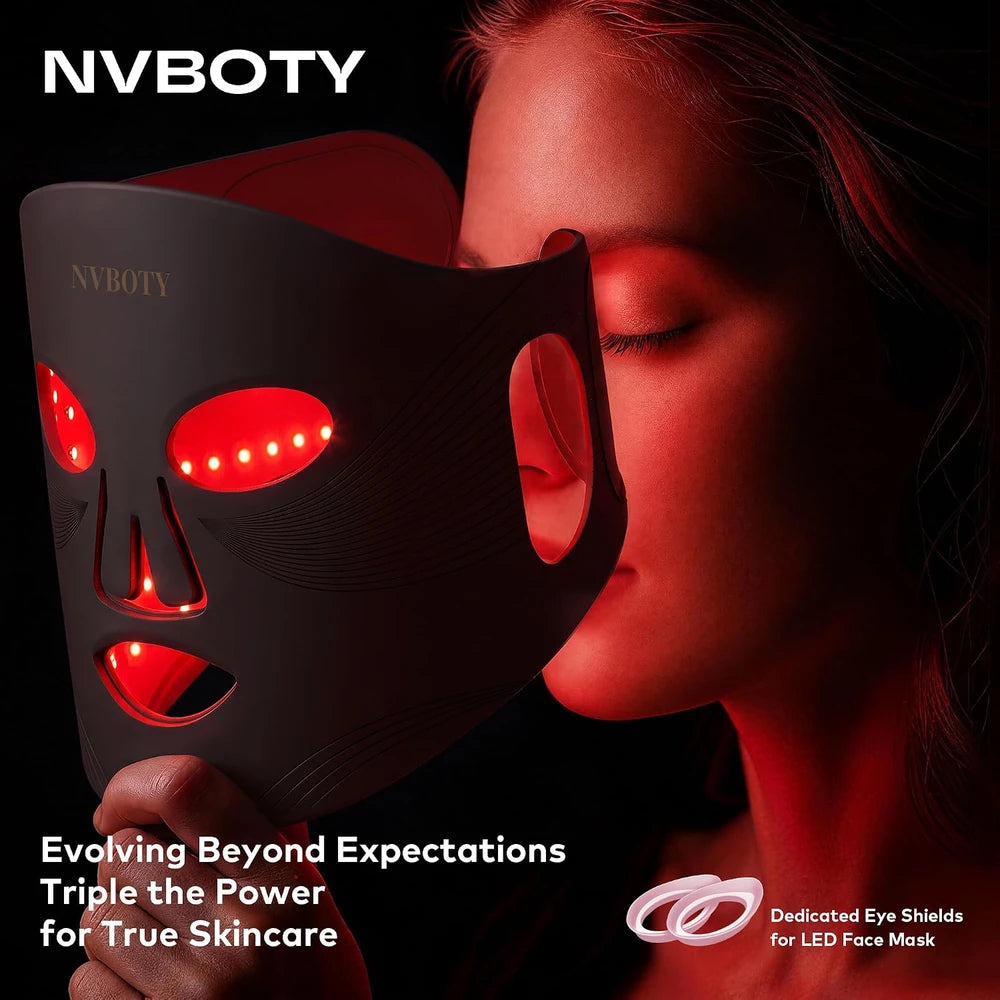 Portable LED Light Therapy Face Mask