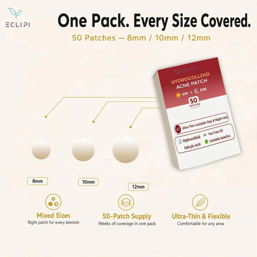 Eclipi Hydrocolloid Pimple Patches